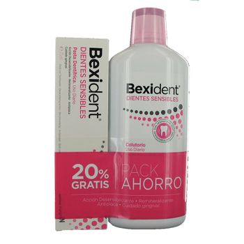 Isdin Bexident dientes sensibles colutorio 500ml+pasta 75ml