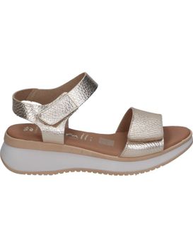 Sandalias De Cuña Para Mujer Karralli 5660 Color Oro 41