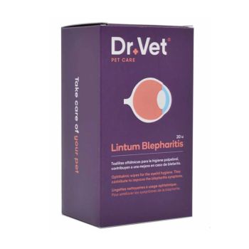 Lintum blepharitis 20 toallitas unidosis Dr + Vet