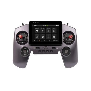 Frsky TWIN X Lite RII Dual 2.4GHz 24CH Control remoto con 4 antenas integradas y gimbals de metal CNC MC12 LCD Pantalla