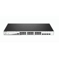 d-link dgs-1210-28mpe switch gestionado l2 gigabit ethernet 101001000 energaa sobre ethernet poe 1u negro gris