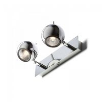 aplique de pared glossy 2 luces
