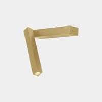leds c4 luz de lectura hall slim led 35 blanco calido - 2700k on-off oro mate 150lm