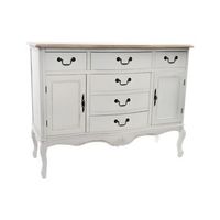 buffet abeto 118x45x90 natural blanco