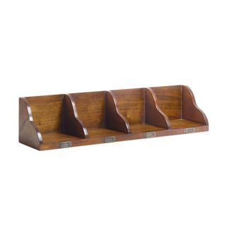 Estante de madera marrón anch. 90 cm