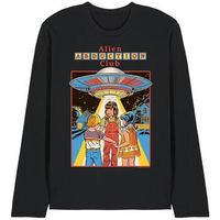 steven rhodes camiseta manga larga alien abduction club para mujer