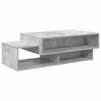 Mesa De Café Gris Concreto 105 X 50 X 32,5 Cm Vidaxl