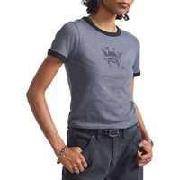 vans tops y camisetas cruzing ringer tee para mujer