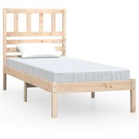 cama individual  cama para adultos  estructura de cama madera maciza de pino 90x200 cm