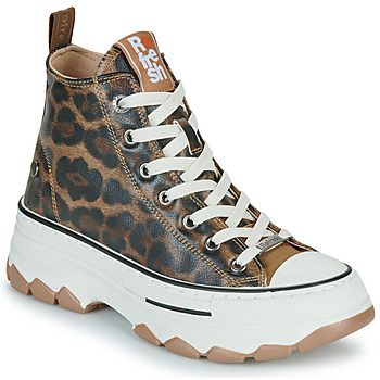 Refresh Zapatillas altas 173078-LEOPARD para mujer