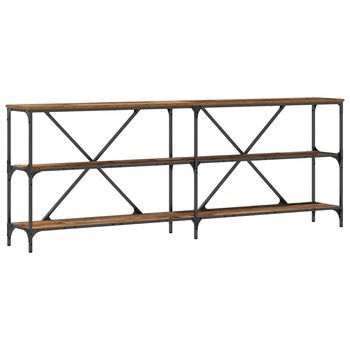 Mesa Consola | Mesa De Entrada Madera Vieja 200 X 30 X 75 Cm Madera De Ingeniería