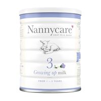 nannycare 3 goat milk based growing up milk from 1-3 years