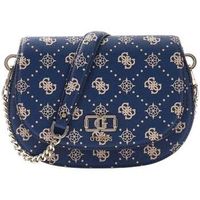 guess bandolera bolso bandolera emelie logo 2 comp s navy logo para mujer