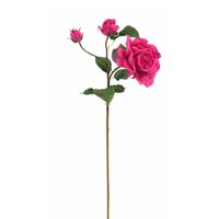 tallo de rosa con capullo artificial roja h53