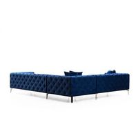 sofa rinconera comodore derecho azul marino