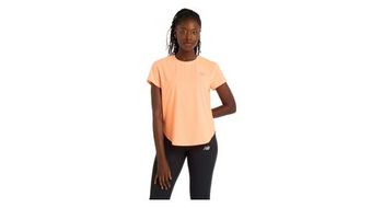 Maillot de manga corta para mujer new balance race day ultra light naranja