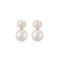 pendientes de plata 925 para mujer con perlas de agua dulce