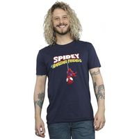 marvel camiseta hanging upside down para hombre