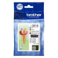 brother lc-3213val multipack 4 cartuchos de tinta originales