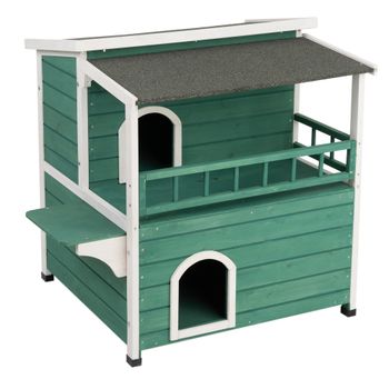 Cat House with Sunroof - 91.5 x 71 x 82 cm (L x W x H)
