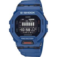 casio g-shock gbd-200-2 bluetooth 49mm azul correa resina talla unica