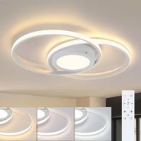 lampara de techo led moderna regulable con control remoto - iluminacion interior de 48 w zmh