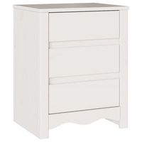 mesa de centro 45x35x56 cm madera - blanco