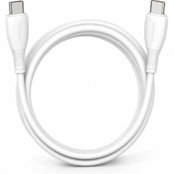 Cable USB-C a USB-C Vention TRVWF 1m 60W 3A Blanco