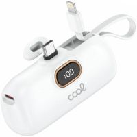 power bank cool 5000 mah capsula blanco
