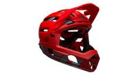 casco bell super air r mips red 2021 con mentonera desmontable