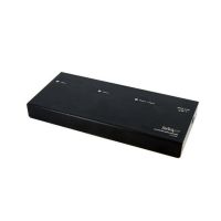 divisor de video dvi y audio startechcom de 2 puertos