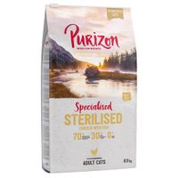 purizon adult sterilised grain-free chicken  fish - economy pack 2 x 65kg