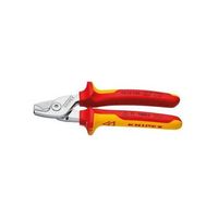 cizalla para cables knipex stepcut 160 mm roja