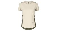 maillot de manga corta para mujer scott endurance tech blanco caqui