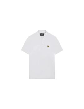 Polo Lyle & Scott V1-Plain Hombre Blanco