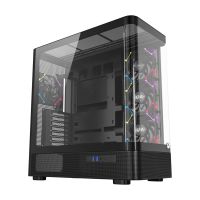 chasis xyz quantum 4 ventiladores a-rgb cristal curvo atxmatxmitx usb-c panoramico