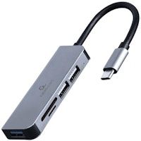 Gembird UHB-CM-CRU3P1U2P2-01 base para portátil y replicador de puertos Alámbrico USB 3.2 Gen 1 (3.1