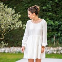 celeste vestido sixtine para mujer