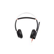 HP Poly Auriculares Poly Blackwire 5220 estÃ©reo USB-C + conector de 3,5 mm + adaptador USB-C/A (paquete)