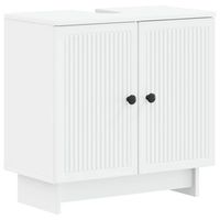 vidaxl mueble de lavabo para bano utrecht blanco 595 x 315 x 59 cm
