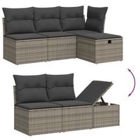 conjunto de sofas de patio con cojines juego de 10 piezas