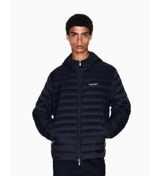 A|X Armani Exchange para hombre. XM001577AF16927UB101 Chaqueta Down marino (XS), Casual, Poliamida
