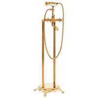 grifo para banera de pie acero inoxidable dorado 995 cm vidaxl
