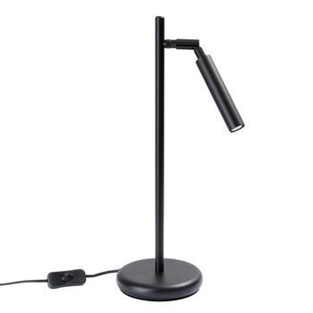 Lámpara de mesa vacu negro