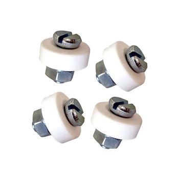Juego de tornillos porta matrícula 4pc