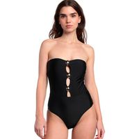 admas banador traje de bano una pieza sin tirantes croisiere swim para mujer