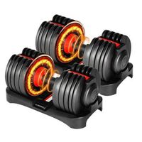 juego de 2 mancuernas ajustables 48kg  24kg cada una 