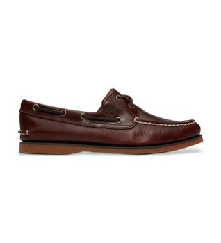 Timberland para hombre. TB0250772141 Náuticos de piel Clásicos marrón (42), Casual
