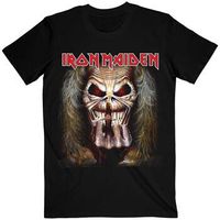 iron maiden camiseta manga larga eddie candle finger para mujer