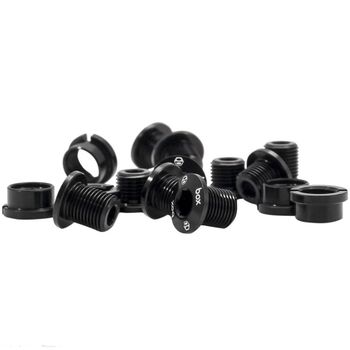 Box One 7075 Alloy Race Chainring Bolts (15pcs) Black